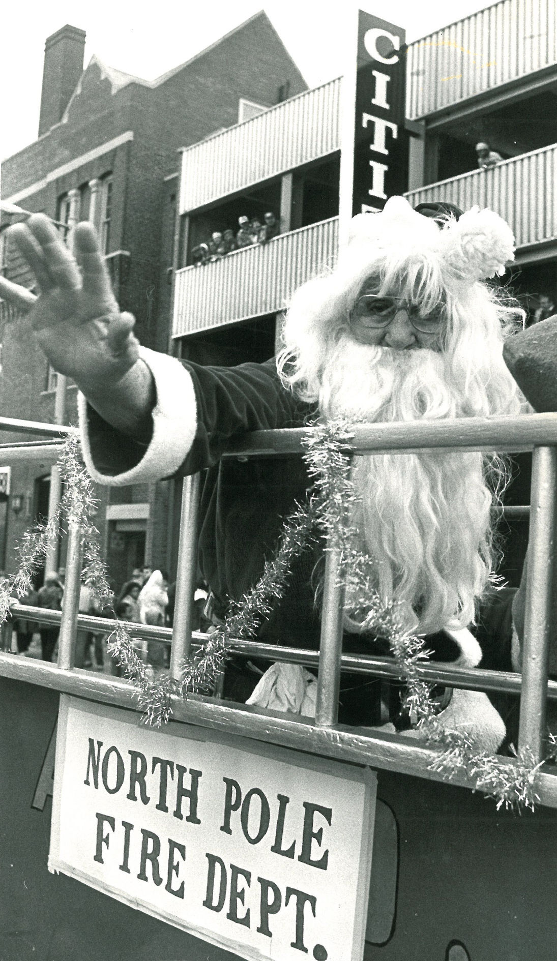 Santa checks in